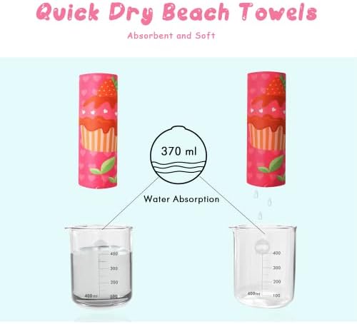 Your Choice Microfiber Beach Towel - Quick Dry Sand Free Compact Travel