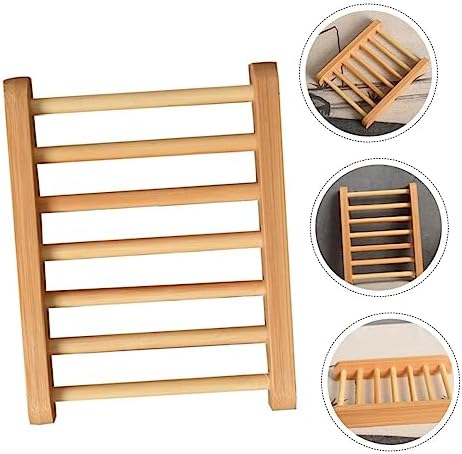Wooden Soap Holder Bathroom Soap Dish with Drainage
