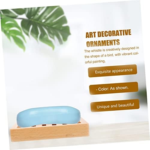 FONDOTIN Wooden Soap Dish Beech Holder Drainage