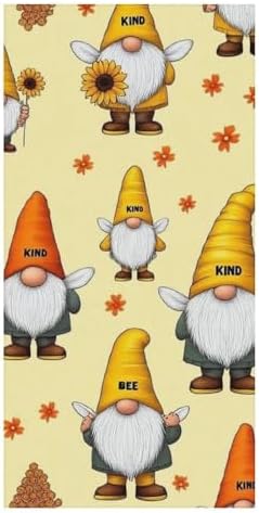 Super Soft Funny Honeybee Gnome Beach Towel