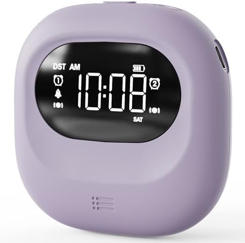 ROCAM Vibrating Alarm Clock with 3 Modes and Week Display