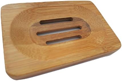 TrendyLuz Natural Wood Soap Tray Holder 1