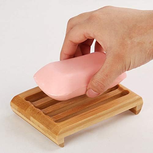 Handcrafted Wooden Soap Holder 433IN Self Draining Bathroom Soap Tray