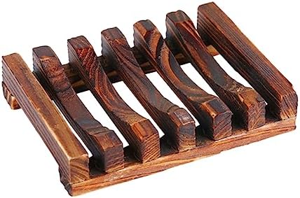 Stylish Wood Soap Holder with Drainage Design 1