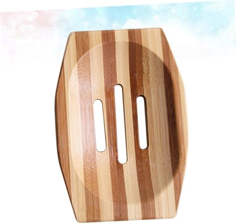 Luxshiny Retro Hollow Bamboo Soap Holder