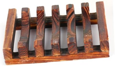 Elegant Bamboo Soap Dish Holder for Bathroom and Kitchen