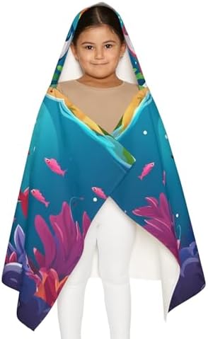 Baby Shark Themed Youth Hooded Towel