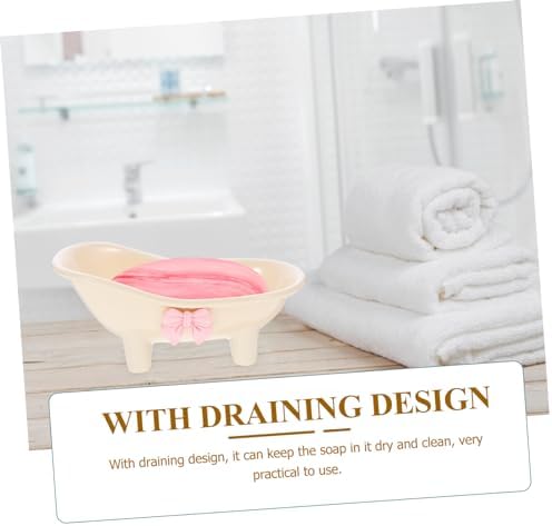 GLEAVI Self Draining Soap Holder for Shower