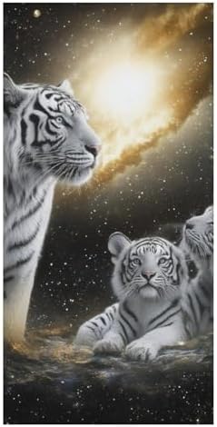 4SEE Oversize Velvet Beach Towel with Galaxy Design