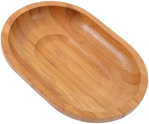 ABOOFAN Rustic Bamboo Soap Holder for Sink