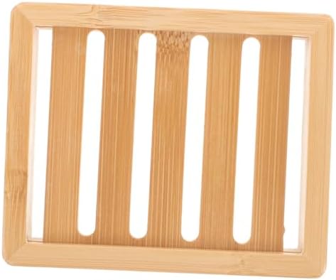 HAKIDZEL 1Pc Handmade Soap Dish with Drainage