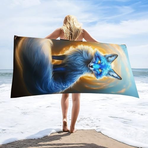 4SEE Extra Large Velvet Beach Towels for Women and Men