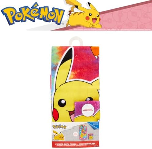 Franco Pokemon Bath Towel Set 2 Piece