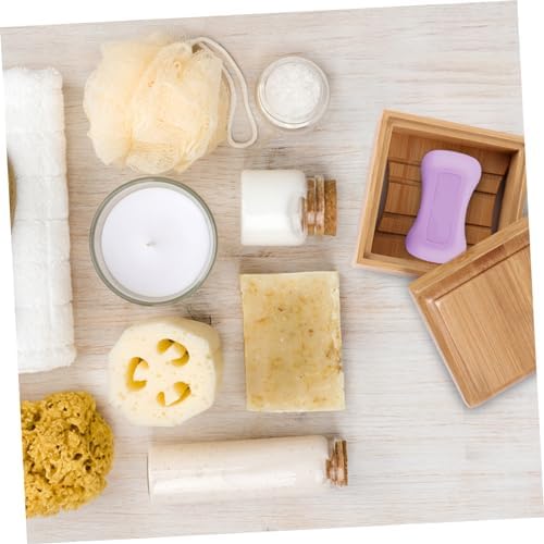 Elegant Wooden Soap Dish with Drainage