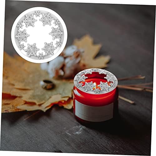 BEBEMOKO Vintage Snowflake Candle Jar Cover