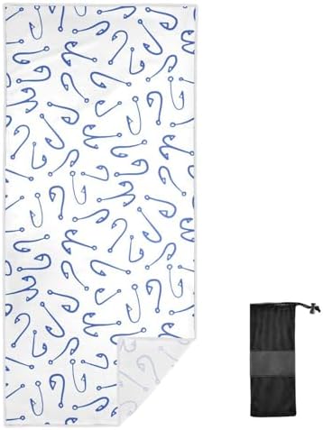 Gredecor Oversized Beach Towel 71x31 Blue 1