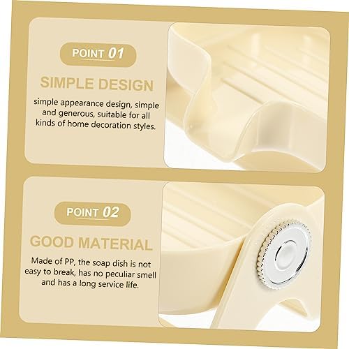 Alipis Self Draining Soap Dish for Bathroom and Kitchen 1