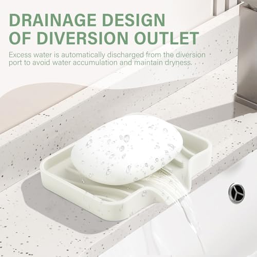 Spofit 2PCS Self-Draining Soap Holder