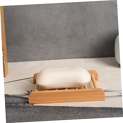 FIXOSHEE Wooden Soap Dishes Set for Shower Kitchen Bathroom 1