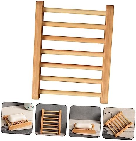 PRETYZOOM Wooden Soap Holder for Bathroom and Shower