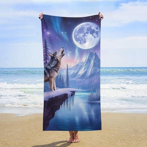 4SEE Premium Double-Sided Velvet Beach Towel