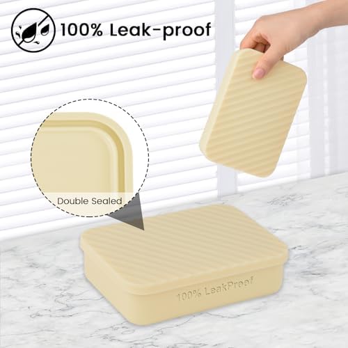 ZIRWTI Leakproof Travel Soap Case with Drainage