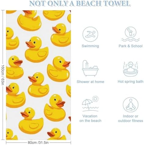Premium Double-Sided Velvet Beach Towels for Men Women