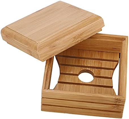 Wooden Bar Soap Holder for Shower Bathroom Sink Kitchen