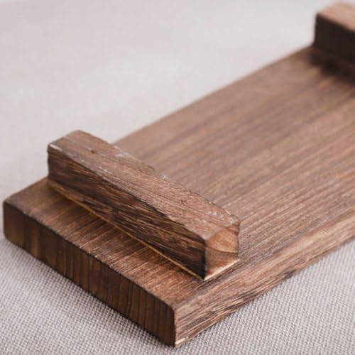Teensery Wooden Pedestal Stand Farmhouse Decor