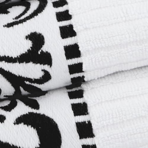 Superior Athens Cotton Towel Set - 4 Towels Black