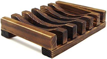 Blue Handcart Rectangle Wooden Soap Holder 1