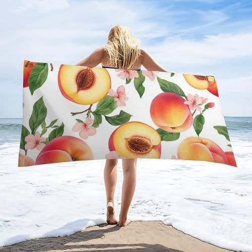 4SEE Extra Large Velvet Beach Towel for Adults