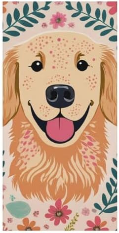 4SEE Oversize Beach Towel with Floral Design