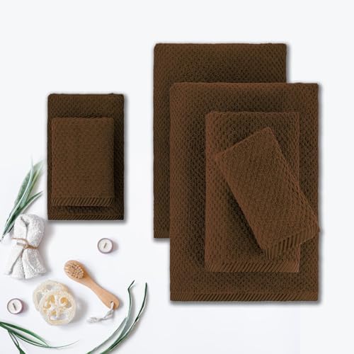 CASA COPENHAGEN Popcorn Towel Set 6 Pieces