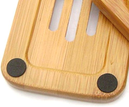 Bamboo Soap Dish Holder Keeps Soap Dry 1