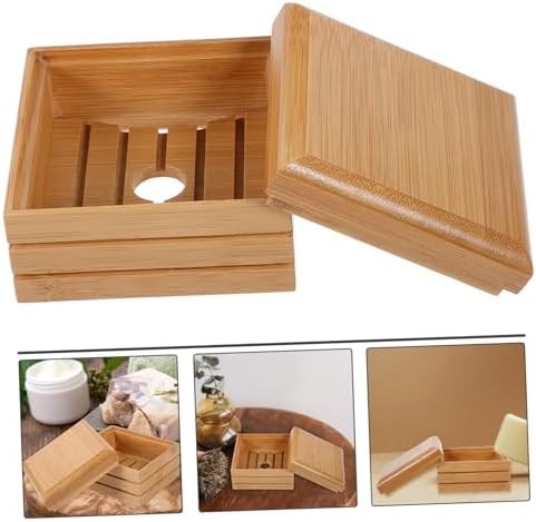 TINEASUR Wood Soap Holder for Bathroom and Kitchen