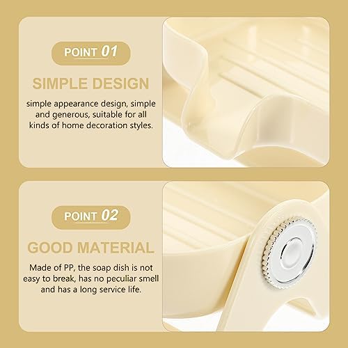 Alipis Modern PP Soap Dish with Self-Draining Design 1