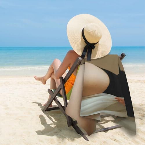 Woman Body Outdoor Magnetic Bath Towel 30x60 Super Absorbent