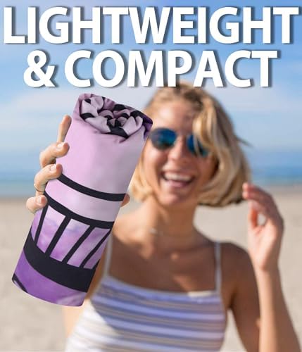 Margelife Microfiber Quick Dry Beach Towel - Oversized X-Large Travel Essential