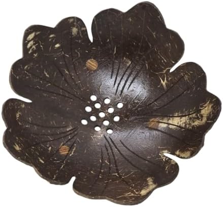 WitnyStore Thailand Coconut Shell Soap Dish Dispenser