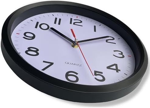 Modern Silent Wall Clock with Large Numbers