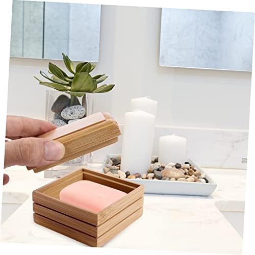 LIFKICH Wooden Soap Dish with Lid