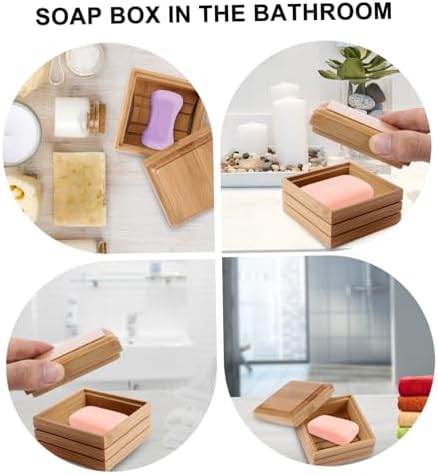 Elegant Wooden Soap Dish with Drainage