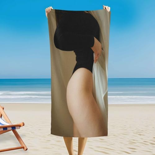 Woman Body Outdoor Magnetic Bath Towel 30x60 Super Absorbent