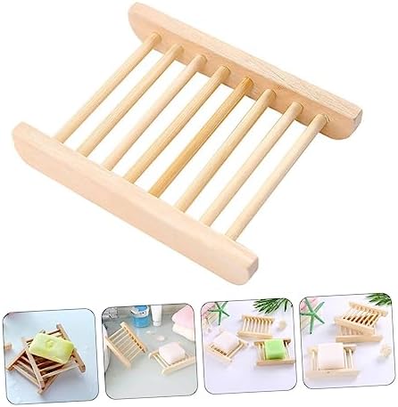 PRETYZOOM Wooden Soap Dish for Kitchen and Bathroom 1