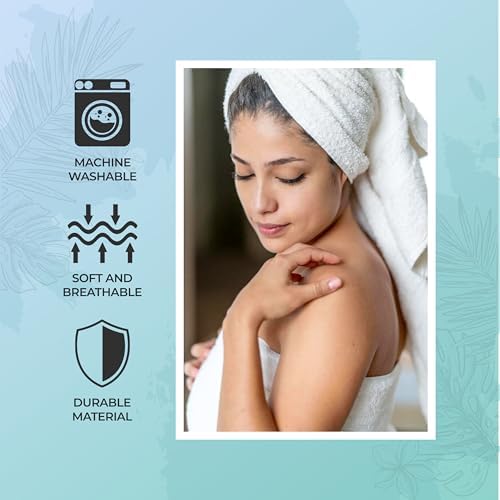 Superior 4-Piece Cotton Bath Towel Set Silver