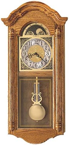 Howard Miller Clay Wall Clock II with Golden Pendulum 1