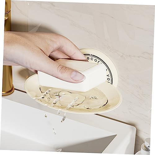 2Pcs Wall Mounted Self Adhesive Soap Dish for Shower and Kitchen