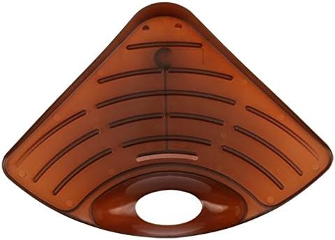 Stainless Steel Dish Cloth Rack with Suction Cups Brown