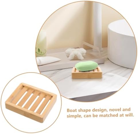 SOLUSTRE 1Pc Soap Dish with Draining Bar for Sink 1